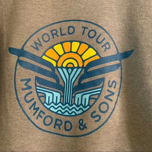 Large - Mumford and Sons Official Concert Tour Sweatshirt - Picture 4 of 4